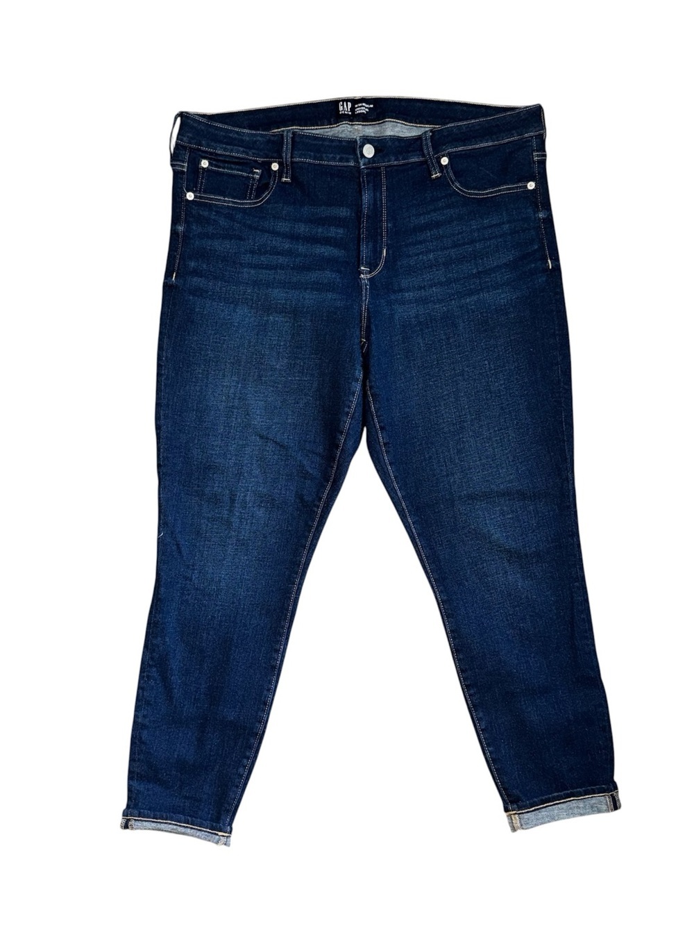 GAP Women's Deep Indigo Ankle Skinny Jeans size 18R